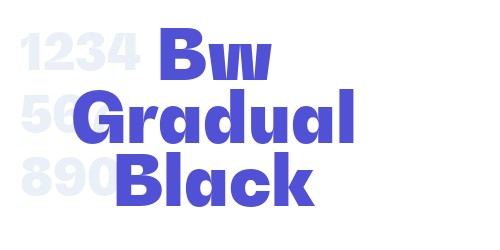 Bw Gradual Black-font-download