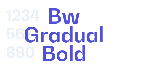 Bw Gradual Bold-font-download
