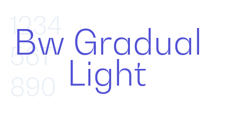 Bw Gradual Light-font-download