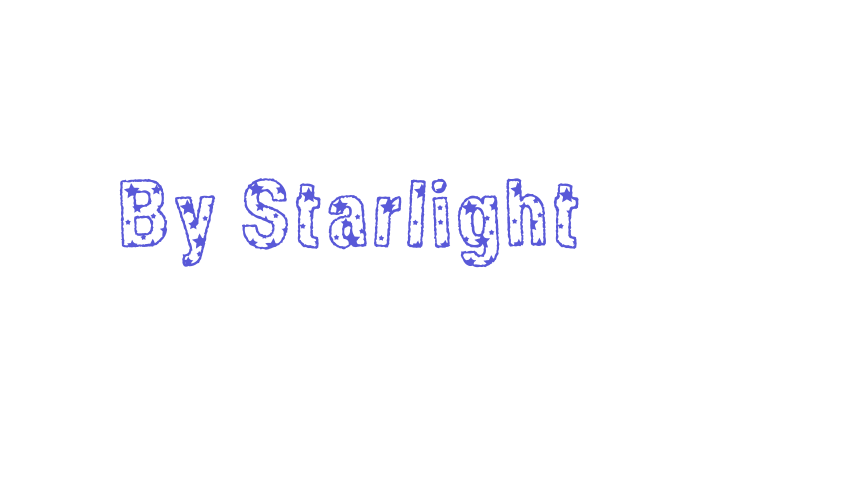 By Starlight Font