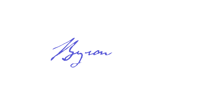 Byron Font Download