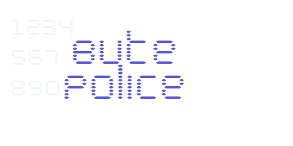 Byte Police font free