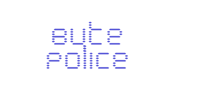 Byte Police Font Download