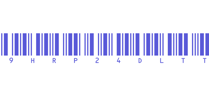 C39HrP24DlTt Font