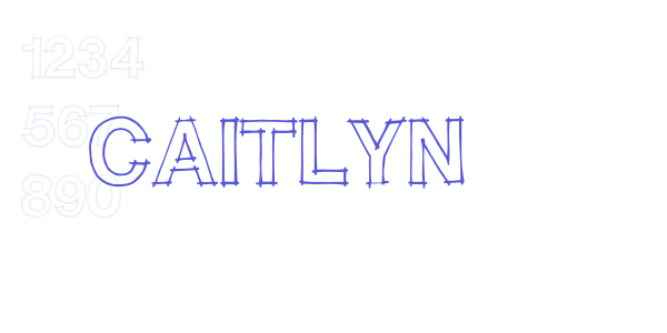 CAITLYN font