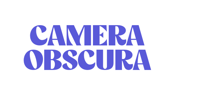 CAMERA OBSCURA Font Download