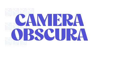 CAMERA OBSCURA-font-download