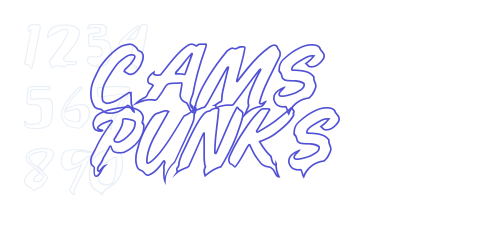 CAMS PUNKS-font-download
