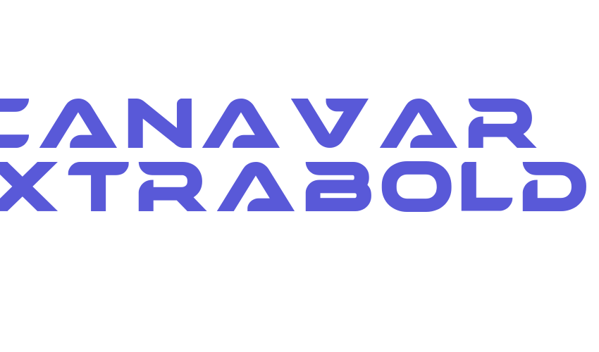 CANAVAR ExtraBold Font Download