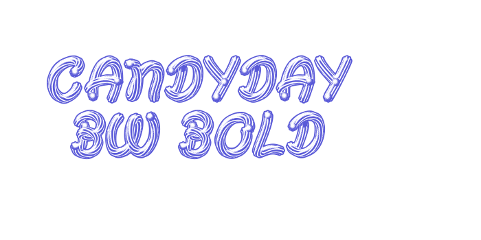 CANDYDAY BW Bold Font Download