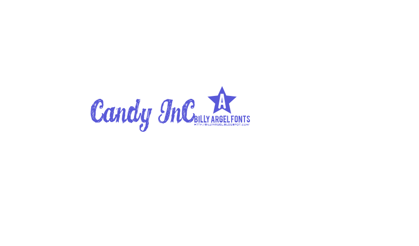 CANDY INC. Font Download