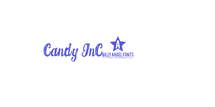 CANDY INC. Font Download