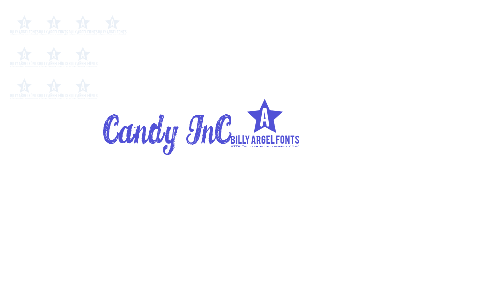 CANDY INC.-font-download