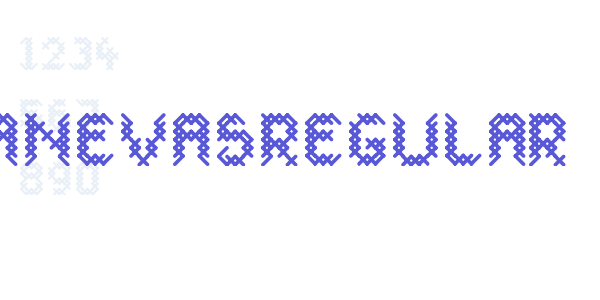 CANEVASRegular font free