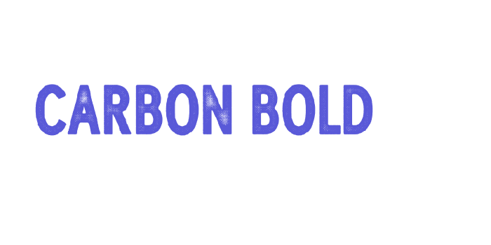 CARBON Bold Font