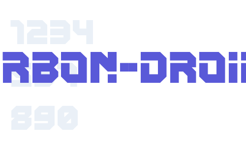 CARBON-DROID Font Download