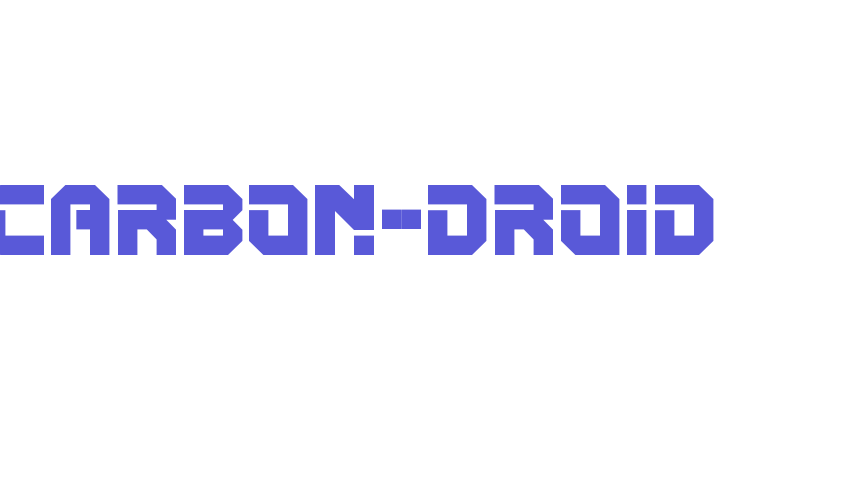 CARBON-DROID Font Download