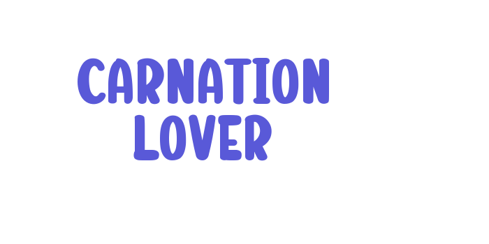 CARNATION LOVER Font Download