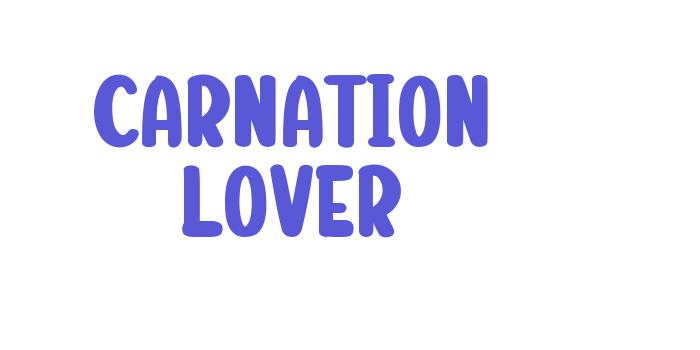 CARNATION LOVER Font