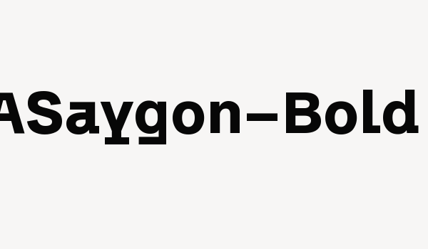 CASaygon-Bold Font