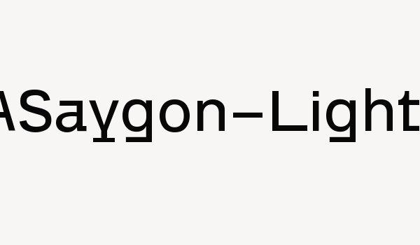 CASaygon-Light Font