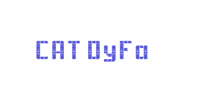 CAT DyFa Font Download