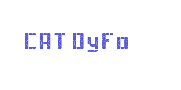 CAT DyFa Font