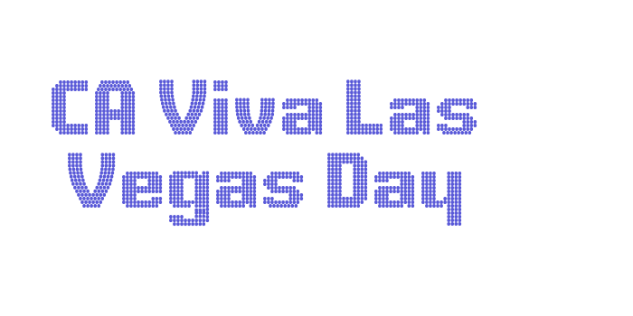 CA Viva Las Vegas Day Font Download