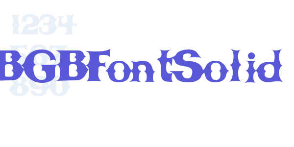 CBGBFontSolid font free