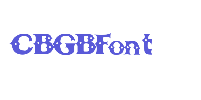 CBGBFont Font Download