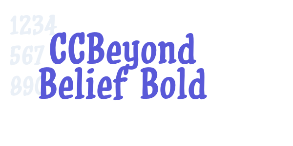 CCBeyond Belief Bold font free