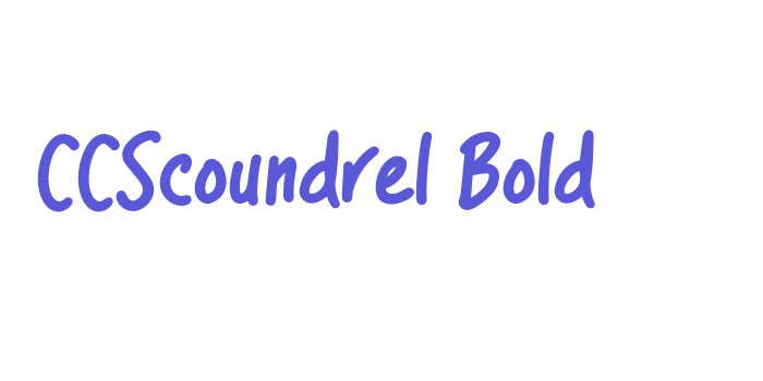 CCScoundrel Bold Font Download