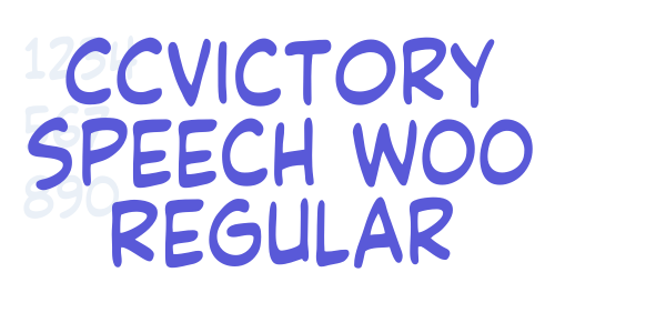 CCVictory Speech W00 Regular font free