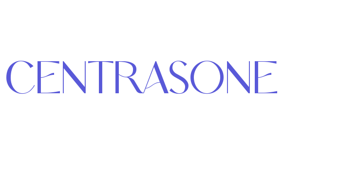 CENTRASONE Font