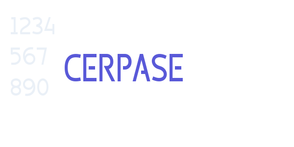 CERPASE font free