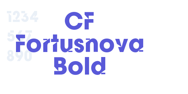 CF Fortusnova Bold font free