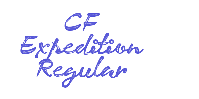 CF Expedition Regular Font Download