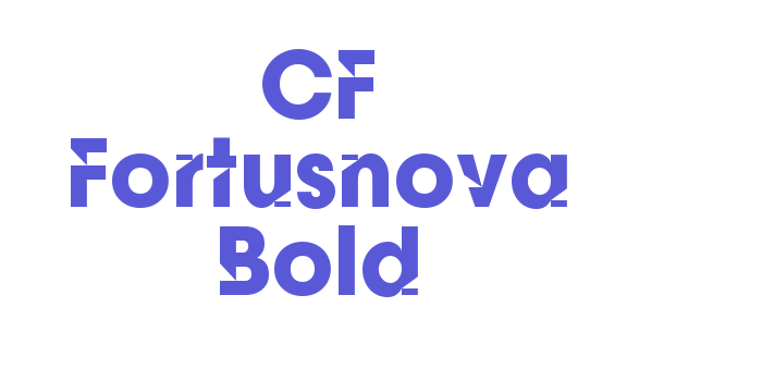 CF Fortusnova Bold Font Download