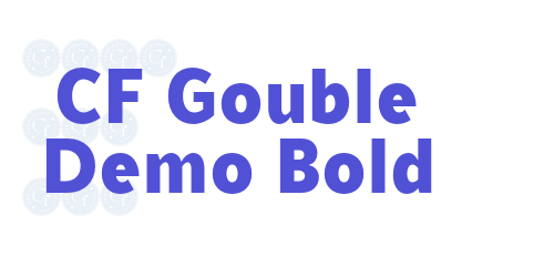 CF Gouble Demo Bold-font-download