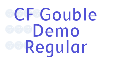 CF Gouble Demo Regular-font-download