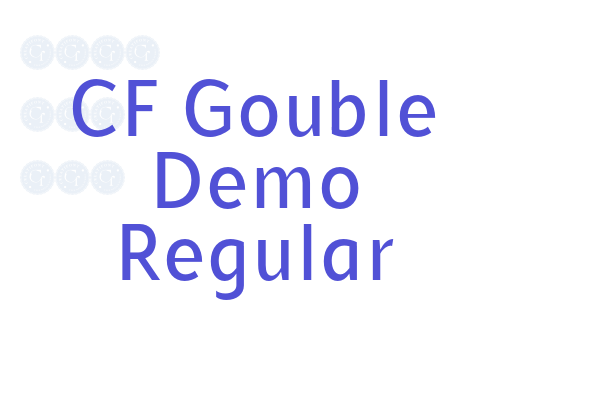 CF Gouble Demo Regular