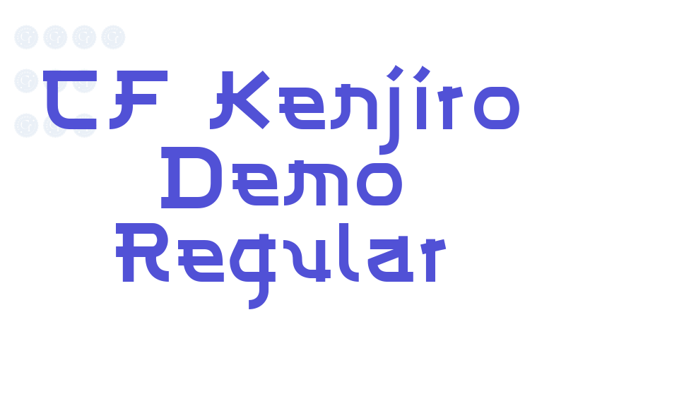 CF Kenjiro Demo Regular-font-download