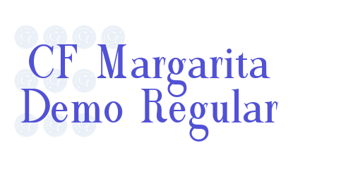 CF Margarita Demo Regular-font-download