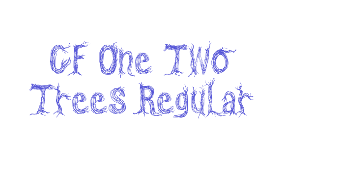 CF One Two Trees Regular Font Download