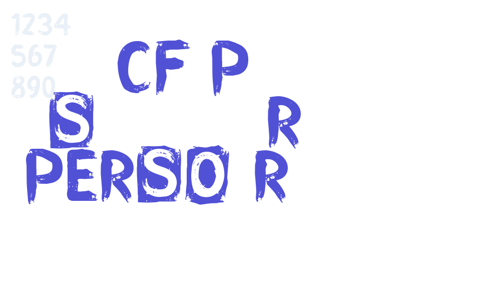 CF Punk Songwriter Rough PERSO Regular-font-download