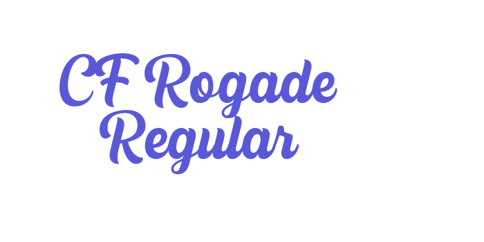 CF Rogade Regular Font Download