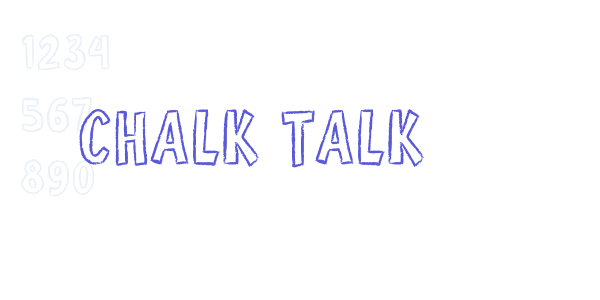 CHALK TALK font free