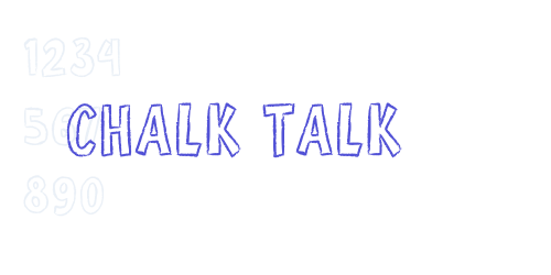 CHALK TALK-font-download
