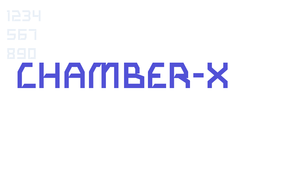 CHAMBER-X-font-download