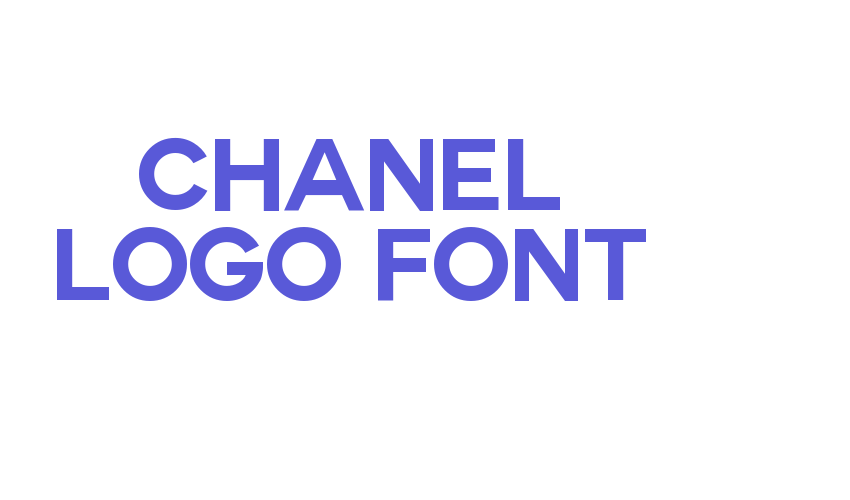 CHANEL Logo Font Font Download